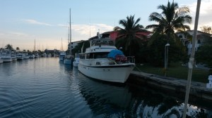 Much is said about the old cars in Havana.  Check out the one on the front of this boat in Marina Heminway!