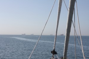 And so long to the parade of ships marching to the Canal.