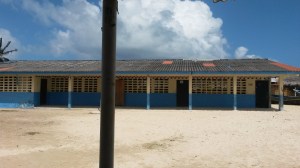 Local school was unfortunately on holiday for a month.