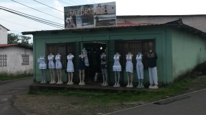 This place seemed odd, even for Portobelo, which seems to be a mix of many cultures.