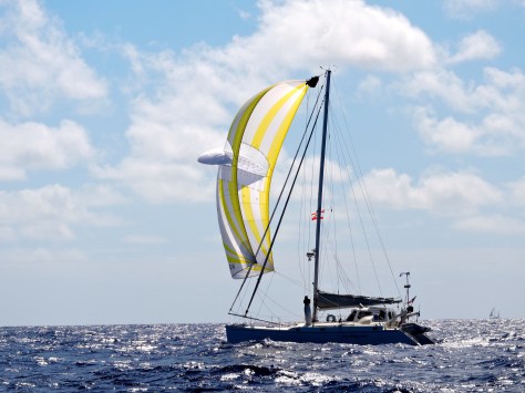 Photo of us provided by S/V Libby