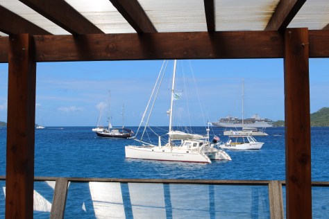 View from the restaurant