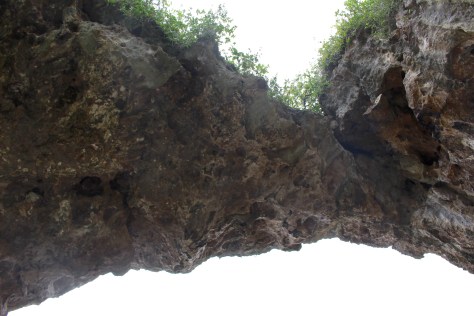 Talava arch (looking up from below)