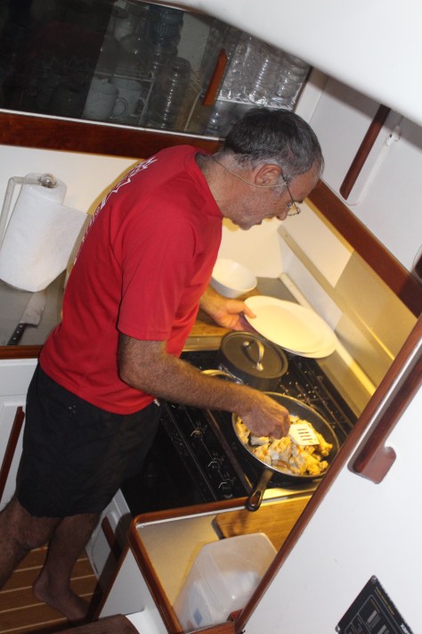 Wahoo with coconut rice for dinner