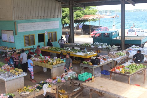 Yachties have a radio 'net' each morning, that includes a "Market Report" -- not about stocks and bonds, but about what fruits and vegetables are available.