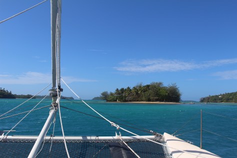 The entire little island is a well-hidden resort