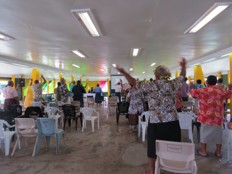 Dance break before the next presentation. I think the US Congress should do this!