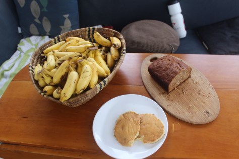 Banana pancakes, banana bread, bananas...