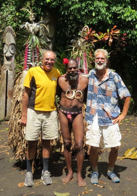 Bob and me with Chief Sekor and the Rom