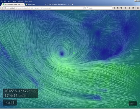 Here's what the depression ended up looking like by the time we got close. Yikes!