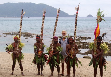 Photo op! BPO fleet just visible in the distance across the bay.