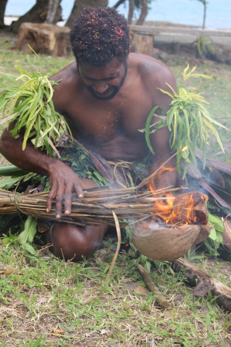 Success, despite the smoke in his eyes.