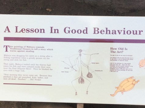 The Story behind a rock painting is explained.