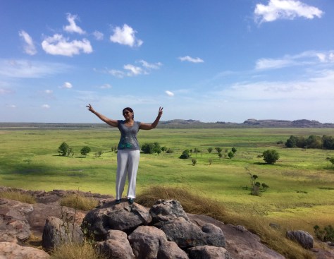 Our delightful new friend Indu.