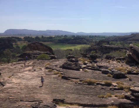 Back to the bus after a joyous morning at Ubirr Rock.
