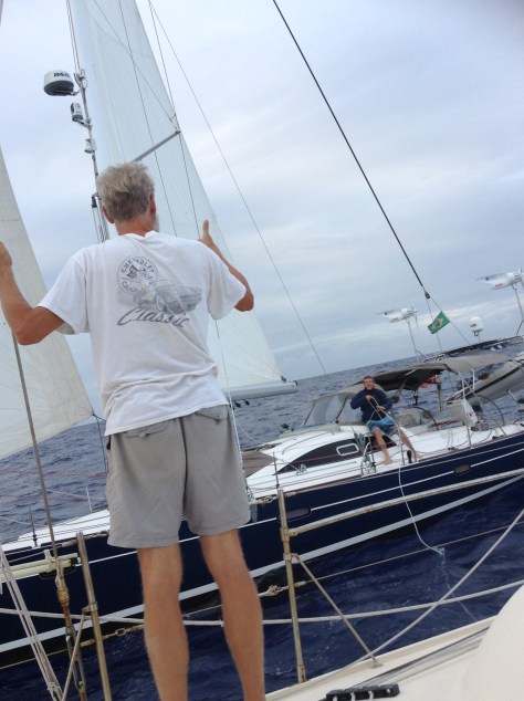 Thumbs up! Pull in that PB jar. We'll get the line back in Oz.