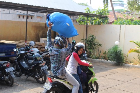 One of the first orders of business was to get laundry done, and our guides/interpreters were happy to assist.