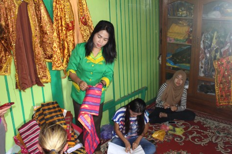 Making traditional clothing