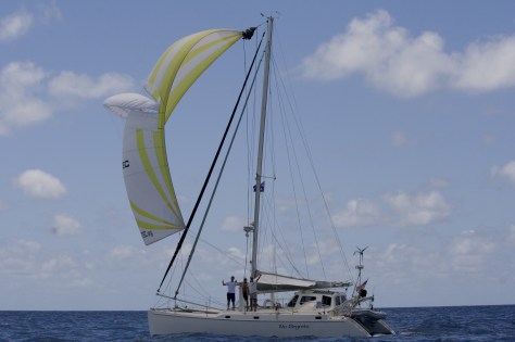 Maggie got photos of us as we sailed together