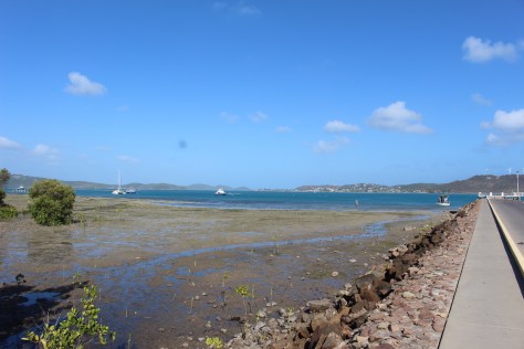Anchored off Horn Island, with the town of Thursday Island visible across the water