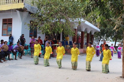 A brief welcome speech and then music and dance