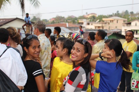 This woman told me my white beard was beautiful...I think...