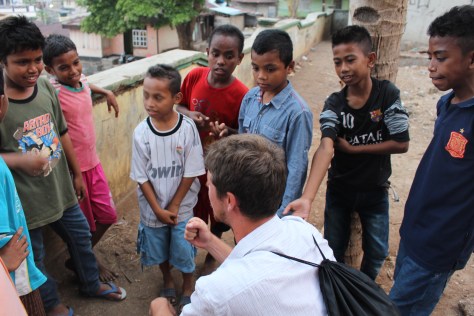 Jesse tries to explain Rock, Paper, Scissors...