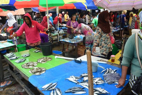 Photo courtesy of Tim. (There was such a press of people when I went by the fish market that I couldn't stop and get my camera out.)