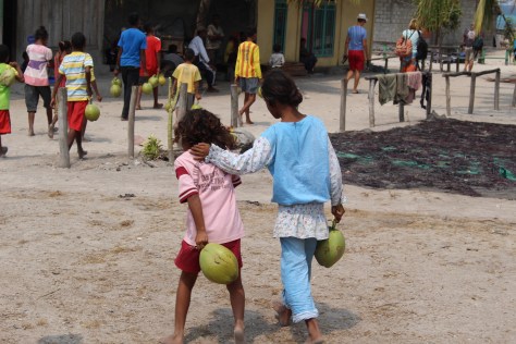 After lunch we head back, extra coconuts in tow.