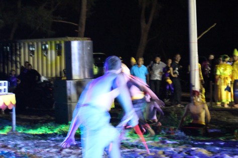 You have to admire the lad's spirit, even as he gets pummeled...