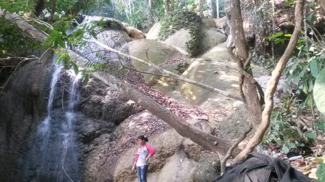 Just a small part of the waterfall