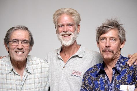 I pose with Jimmy and Luc