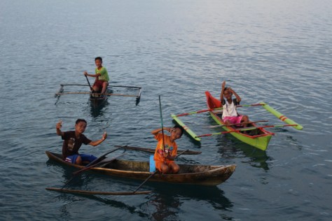 Welcome committee at "Equator Bay"