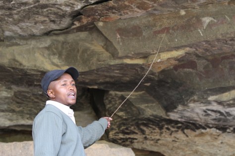 We get a guided tour/lesson