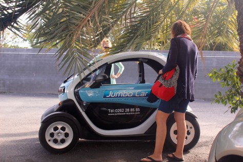 Did I mention that we squeezed into small cars? Just kidding! I like the name.