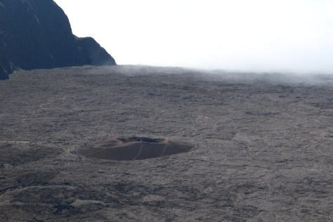 Instead we hike down from the rim to this mini-cone (note humans on it to provide some scale). Just this little hike is a workout!