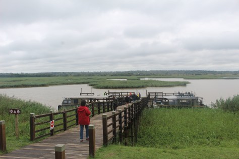 Switching transportation to boat