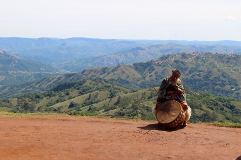 The drumming begins, adding to an amazing setting...