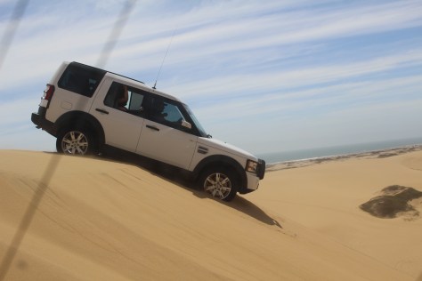 Time to head inland (Herman says we now leave the moguls behind and head for the big stuff).