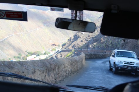 Challenging driving...uphill has right of way