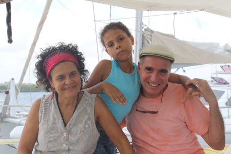 In my last Brazil post I neglected to include this photo of our hosts at the Olinda B&B, who then came to visit us on the boat. A fond memory and a suitable parting shot to say goodbye to Brazil.