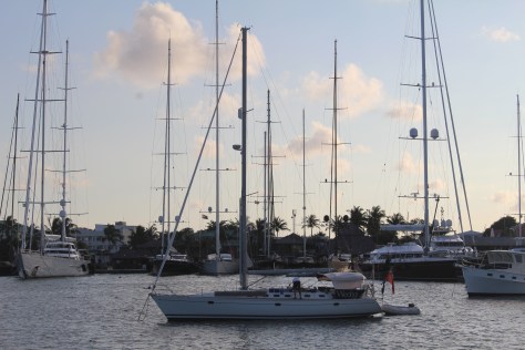 ...with the supersailingyachts...(the black one on the right showing us how to back in to a tight parking space)...