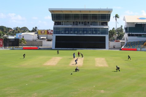 Cricket match at Kensington Oval