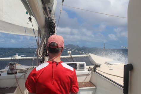 Working to windward, Grenada to Carriacou 