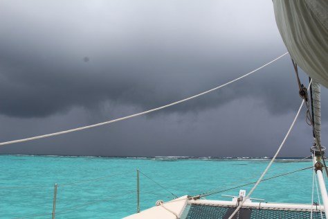 Some weather approaches Tobago Cays